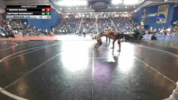 215 lbs Champ. Round 2 - Mason Marck, Bergen Catholic vs Matthew Morrissey, Northern Valley Regional - Old Tappan