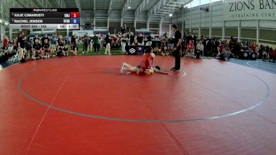 140 lbs Semis - Julie Cimarusti, California vs Rachel Jensen, Utah