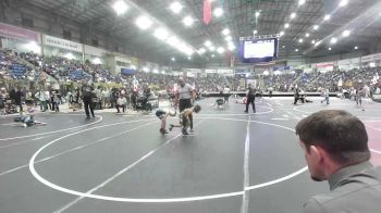 49 lbs Round Of 16 - Korban Grant, Athlos Wrestling vs Zahyd Bernal, Monte Vista Takedown Club