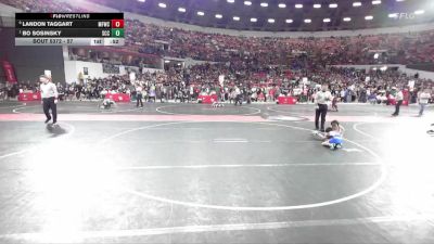 57 lbs Quarterfinal - Bo Sosinsky, St Croix Central vs Landon Taggart, Menomonee Falls Wrestling Club