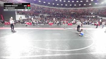 57 lbs Quarterfinal - Bo Sosinsky, St Croix Central vs Landon Taggart, Menomonee Falls Wrestling Club