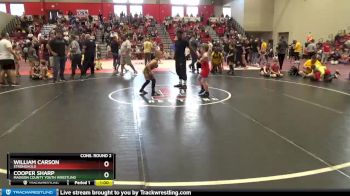 65 lbs Cons. Round 2 - William Carson, Stronghold vs Cooper Sharp, Madison County Youth Wrestling