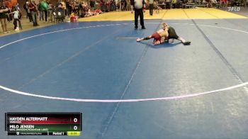 64 lbs Cons. Round 2 - Milo Jensen, WML (Windom/Mountain Lake) vs Hayden Altermatt, Wabasso