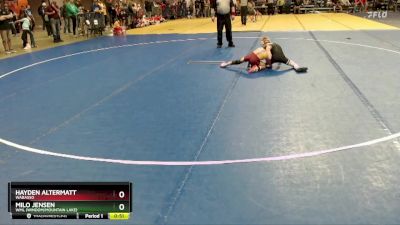 64 lbs Cons. Round 2 - Milo Jensen, WML (Windom/Mountain Lake) vs Hayden Altermatt, Wabasso