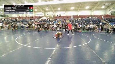 53 lbs Cons. Round 5 - Axton Diaz, RWC - Roy Wrestling Club vs Dawson Freed, Team Prestige Wrestling