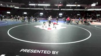 Girls 105 lbs Cons. Round 3 - Georgina Johnson, Peninsula (Girls) vs Elise Martinez, Tenino (Girls)