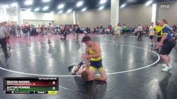 138 lbs Placement - Sutton Powers, SD White vs Deacon Rhodes, Indiana Smackdown Black