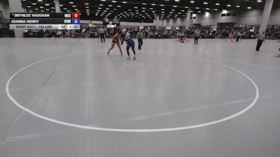155 lbs Champ. Rd Of 32 - Brynlee Vaughan, Wisconsin vs Joanna Henry, 3F Wrestling