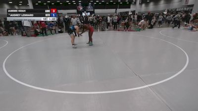 145 lbs Champ. Rd Of 32 - Jammie Krah, Ankeny Girls Wrestling Club vs Audrey Lennard, Kansas City Training Center