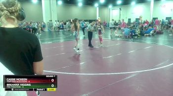 105 lbs Round 7 (8 Team) - Breanna Higgins, Pink Predators vs Cassie Mckeen, Team Iowa Beach Bums