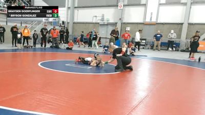 49 lbs Champ. Rd Of 16 - Bryson Gonzalez, Victory Wrestling-Central WA vs Brayden Doerflinger, Sandpoint Legacy Wrestling Club