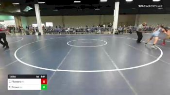 132 lbs Consi Of 64 #1 - Cooper Flowers, WA vs Brayden Brown, OH