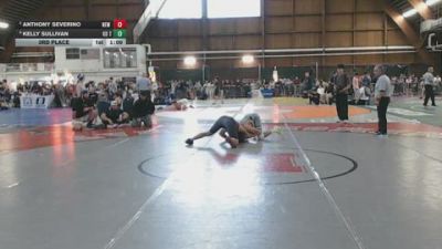 145 lbs 3rd Place - Anthony Severino, New York Military Academy vs Kelly Sullivan, KD Training Center