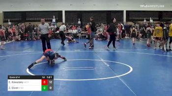 57 lbs Consolation - Evan Kowalsky, Maine Trappers ES vs Zack Dixon, KT Kidz ES