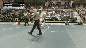 189 Championship Bracket 1st Place Match - John Murphy, STMA vs Joseph Heim, Shakopee