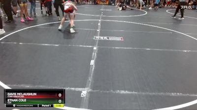 95/101 Quarterfinal - Davis McLaughlin, Core Wrestling vs Ethan Cole, C2X