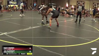 180 lbs Round 3 (6 Team) - Matt Piniero, Smitty`s Barn vs Ian Fleurant, Hewlett Bulldogs