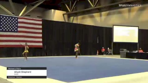 Aliyah Shepherd - Women's Pairs, EAGC - 2021 USA Gymnastics Championships