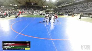 1A 120 lbs Champ. Round 1 - Jackson David, Seattle Academy vs Connor Crum, Seton Catholic