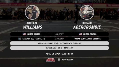 Micheal William vs Richard Abercrombie 2024 ADCC Austin Open