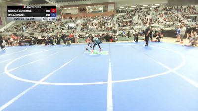 50 lbs Champ. Rd Of 64 - Jessica Cottings, Oregon vs Leilah Patel, Menlo Wrestling Club