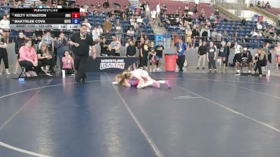 120 lbs Quarters - Kelty Kynaston, Buena Wrestling Club vs Makynlee Cova, Golden Tribe