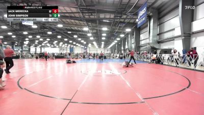 100 lbs Round Of 64 - Jack Merecka, NY vs John Simpson, TN