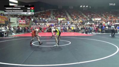 113 lbs 5th Place Match - Thayne Pfizenmaier, Clay Center Community Hs vs Brodie Starcher, Tonganoxie Hs