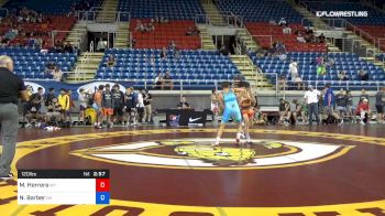 120 lbs Cons 32 #1 - Mica Herrera, Wyoming vs Nicholas Barber, Ohio