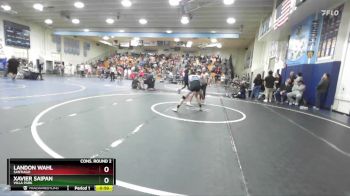 165 lbs Cons. Round 2 - Landon Wahl, Santiago vs Xavier Saipan, Villa Park