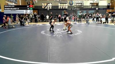 60-65 lbs Round 1 - Roger DeLaney Iv, Peak Wrestling vs Deacon Loo, Empire