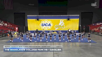The Woodlands College Park HS - Cavalier [2025 Super Varsity Non Tumbling Division I Game Day Day 1] 2025 UCA Houston Regional