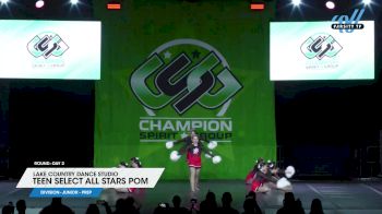 Lake Country Dance Studio - Teen Select All Stars Pom [2025 Junior - Prep Day 2] 2025 CSG Dance Grand Nationals