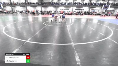 116 lbs Round Of 32 - Luca Popolizio, Christian Brothers Academy vs Nickolas Raptis, Poly Prep