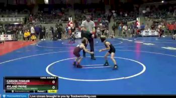 43 lbs Cons. Round 3 - Ryland Payne, Mannford Pirates Youth Wrestli vs Carson Fowler, Ada Youth Wrestling