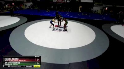 112 lbs Quarterfinal - Ja Niya George, Hoover Mat Masters vs Nohea Booth, Millikan High School Wrestling