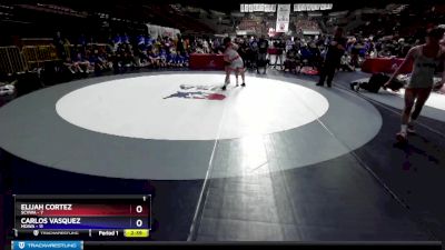 138 lbs Round 3 (16 Team) - Elijah Cortez, SCVWA vs Carlos Vasquez, MDWA