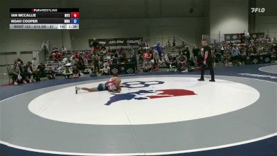 U15 GR - 57 lbs Champ. Round 2 - Ian McCallie, Minion Training Center vs Noah Cooper, MWC Wrestling Academy