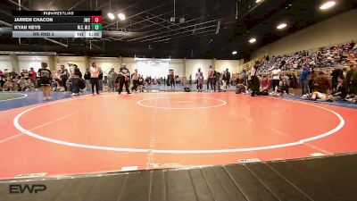 52 lbs Rr Rnd 3 - Jarren Chacon, Juggernaut Wrestling Club vs Kyan Keys, MilLard South Wrestling Club