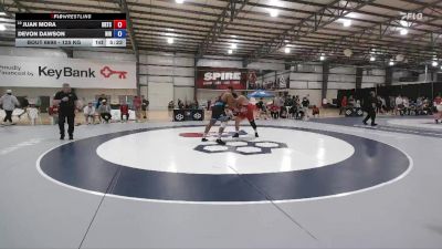 125 kg Cons. Round 7 - Juan Mora, Oklahoma Regional Training Center vs Devon Dawson, Northern Illinois RTC