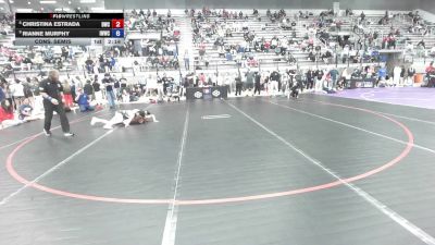 50 kg Cons. Semis - Christina Estrada, Dethrone Wrestling Club vs Rianne Murphy, Iowa Womens Wrestling Club