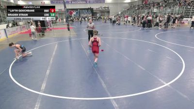 16U Girls - 100 lbs 7th Place Match - Ella Giallombardo, Tip Of The Mitt Wrestling Club vs Kielly Kasal, Iowa