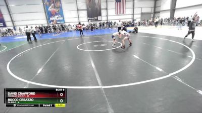 72 lbs Rd# 5- 3:45pm Friday Final Pool - David Crawford, Michigan S.W.A.T vs Rocco Creazzo, PA Gold