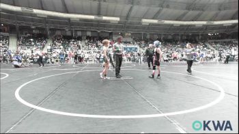 80 lbs Quarterfinal - Jeremiah Wilkes, Standfast vs Ryan Ready2, Broken Arrow Wrestling Club