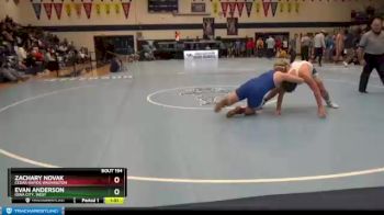 220 lbs Cons. Round 2 - Zachary Novak, Cedar Rapids Washington vs Evan Anderson, Iowa City, West