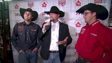 Night 3 Interview With Dawson And Dillon Graham - 2021 Canadian Finals Rodeo
