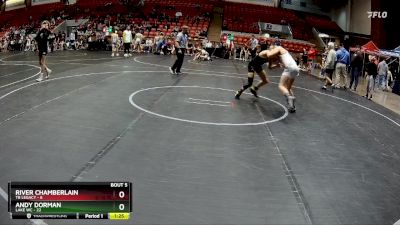 92 lbs Round 2 (6 Team) - Andy Dorman, Lake WC vs River Chamberlain, TB Legacy