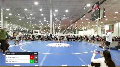 174 lbs Semifinal - Luke Sugalski, PA Alliance Red vs Michael Byrne, Revival Black