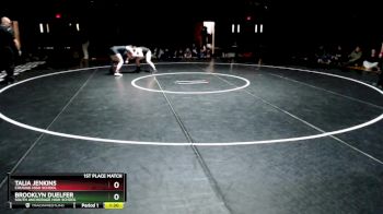 107G 1st Place Match - Brooklyn Duelfer, South Anchorage High School vs TALIA JENKINS, Chugiak High School