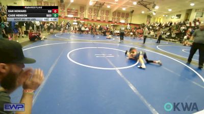 88 lbs Rr Rnd 5 - Ean Howard, Vinita Kids Wrestling vs Case Henson, Wagoner Takedown Club